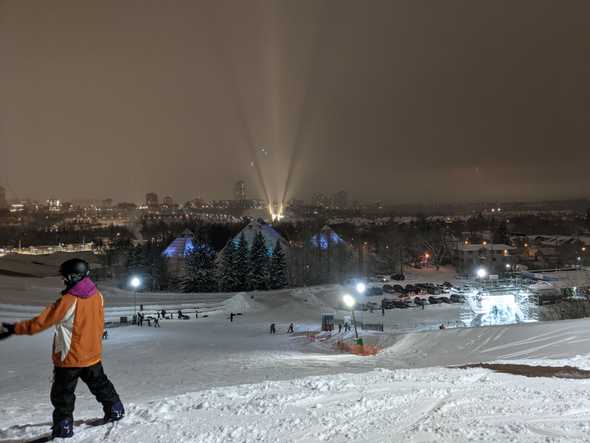 snowboarding